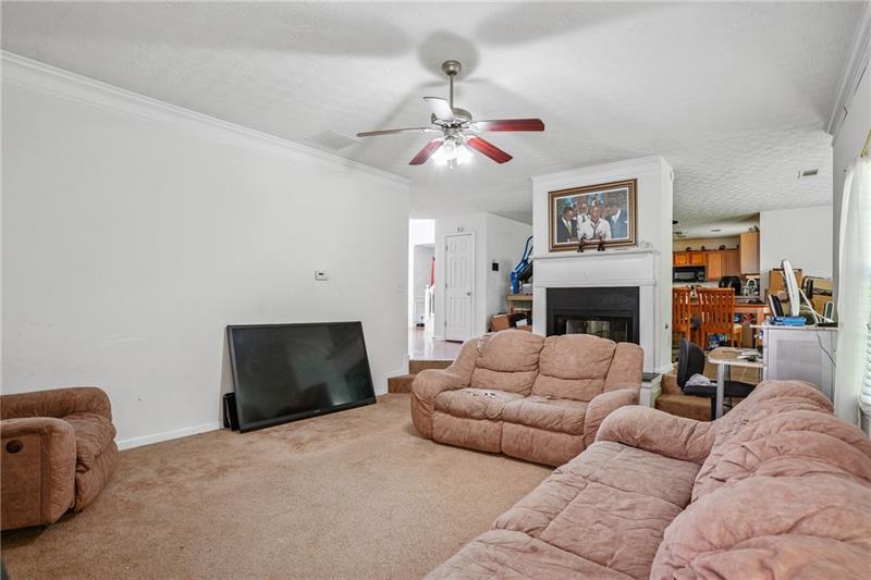 345 Timberlake Terrace Covington, GA 30016 - Photo 3 of 10 a living room with furniture a fireplace