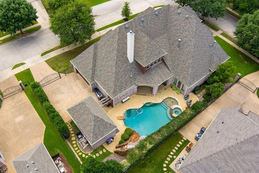 2101 Vail Road Southlake, TX 76092 - Photo 40 of 40 an aerial view of a house