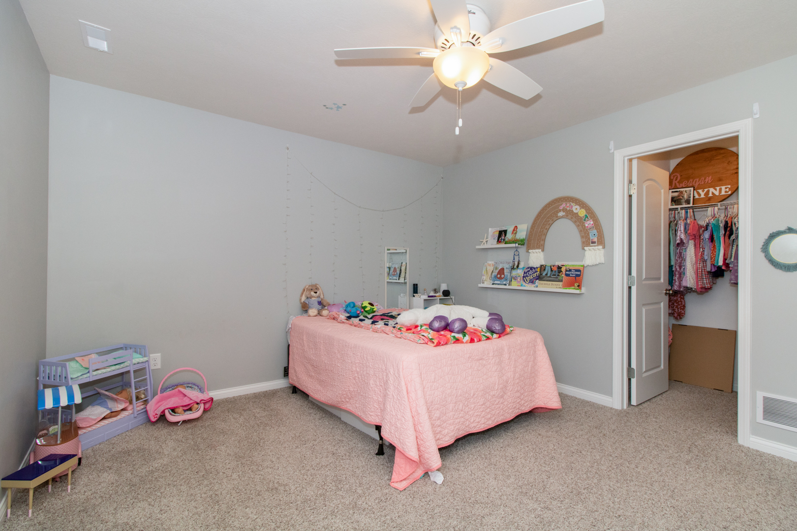 1767 Beech Street Normal, IL 61761 - Photo 28 of 55 a bedroom with furniture and a chandelier