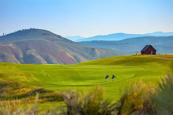 a living room with a large window
