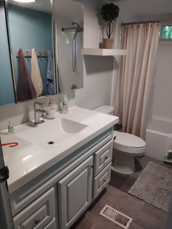 13025 Thunder Road King George, VA 22485 - Photo 25 of 34 Modern bathroom with serene colors.