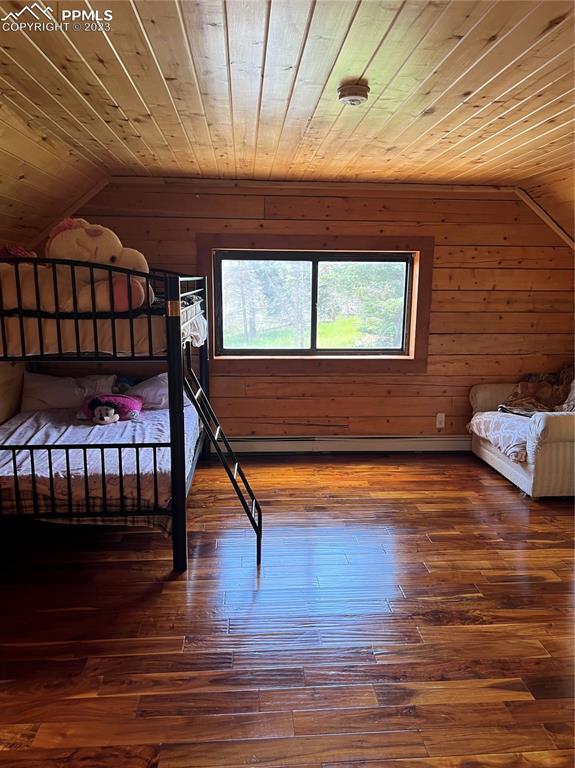 87 Thompson Road Gardner, CO 81040 - Photo 44 of 49 a bedroom with furniture window and hardwood floor