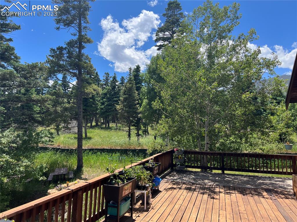 87 Thompson Road Gardner, CO 81040 - Photo 10 of 49 a view of balcony with mountain view