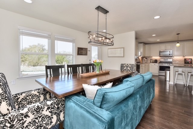 705 Kitty Hawk Road Georgetown, TX 78633 - Photo 11 of 21 a living room with furniture and a wooden floor