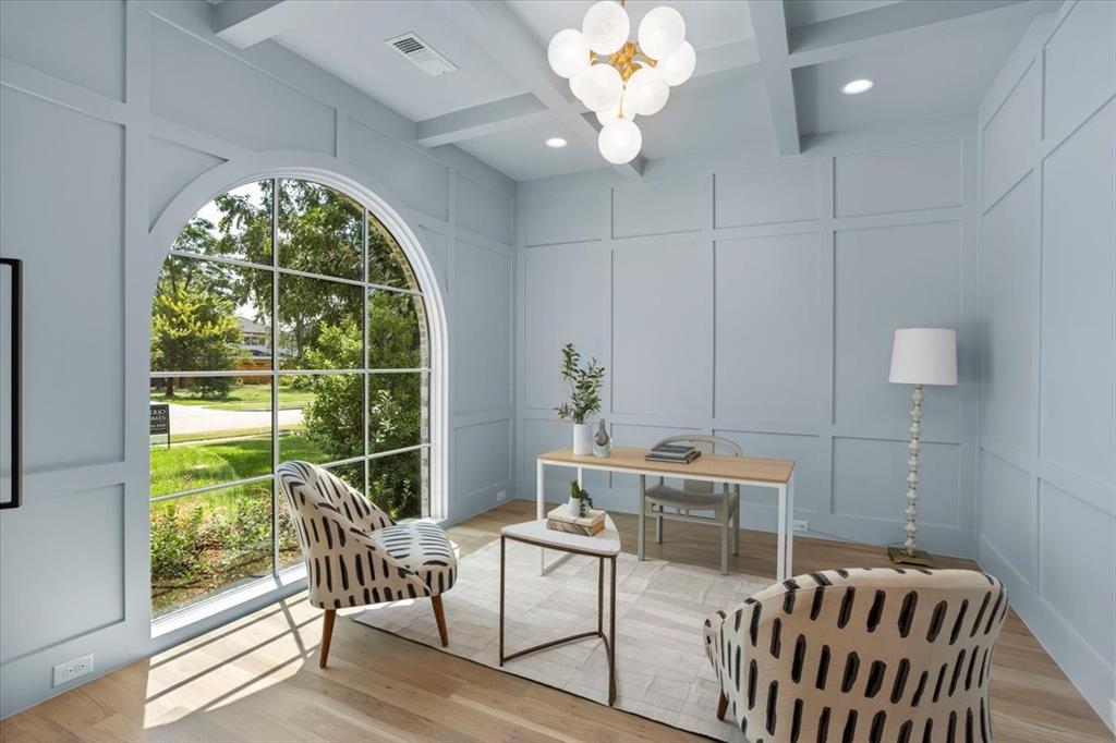 3935 Rochelle Drive Dallas, TX 75220 - Photo 7 of 27 a view of a dining room with furniture window and outside view