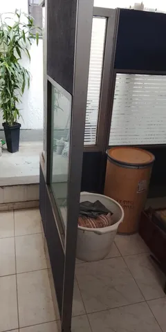 a bedroom with a bed and closet