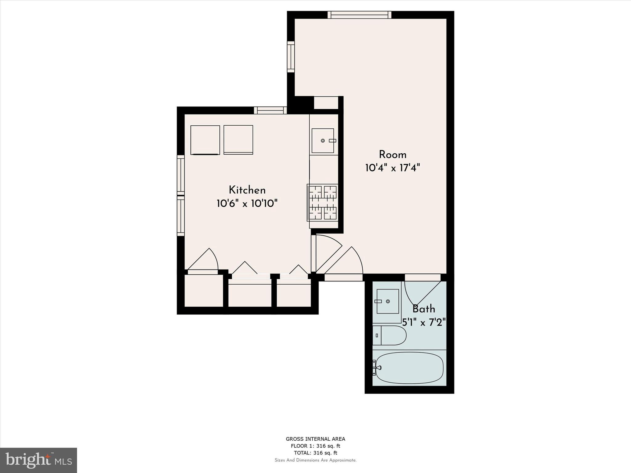 37 Walnut Street, Unit STUDIO Morton, PA 19070 - Photo 8 of 8 a picture of a wall with white walls