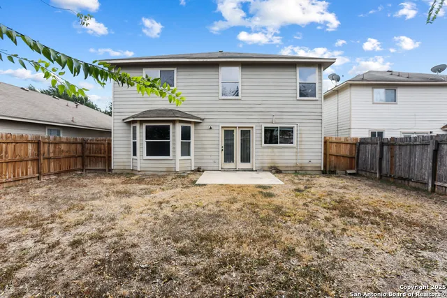 a backyard of a house