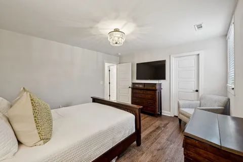 a view of a hallway with the entryway