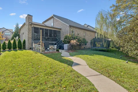 an aerial view of residential house with parking space