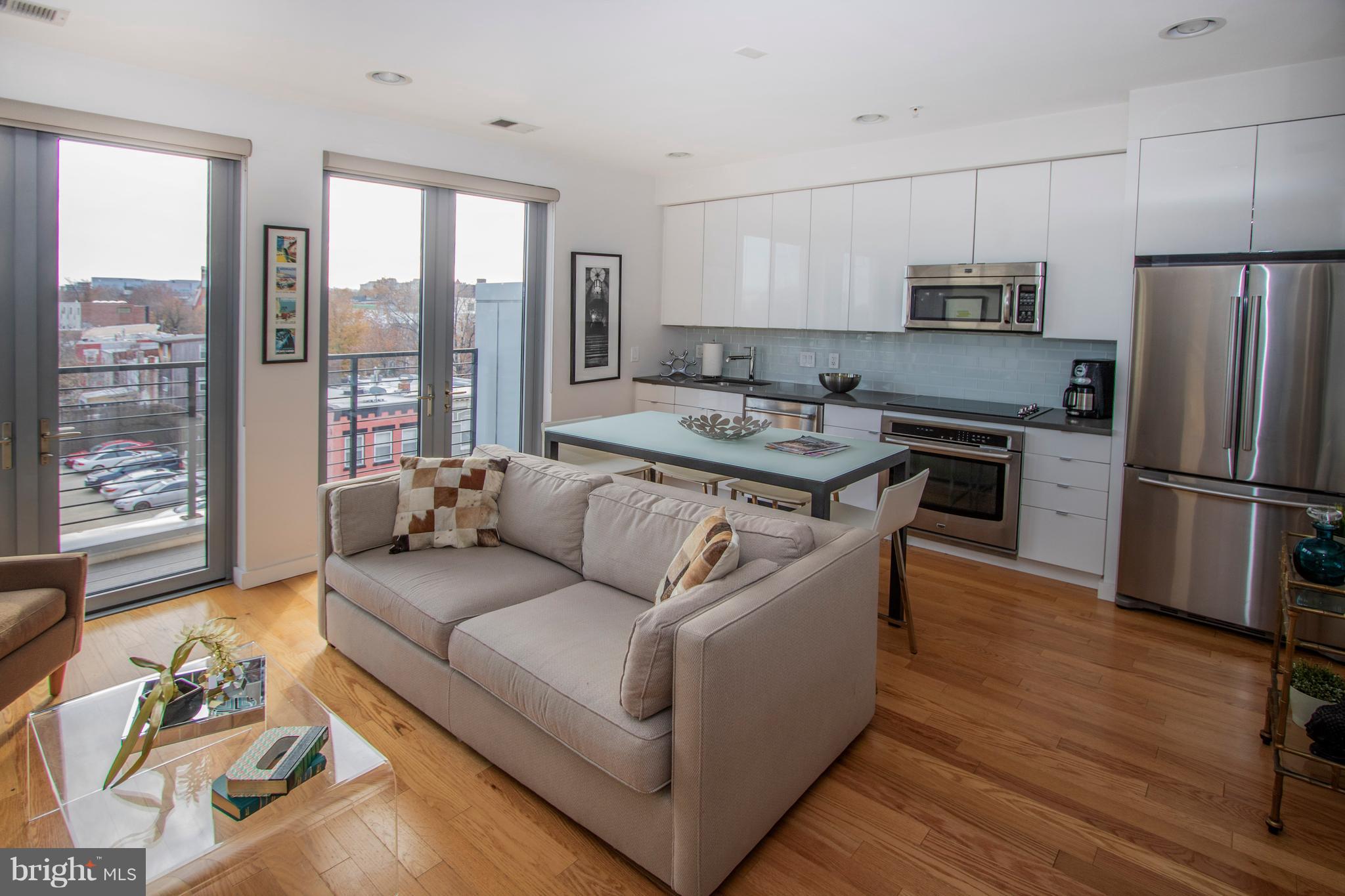 435 R Street Northwest, Unit 401 Washington, DC 20001 - Photo 2 of 18 Lots of cabinet space and high-end finishes