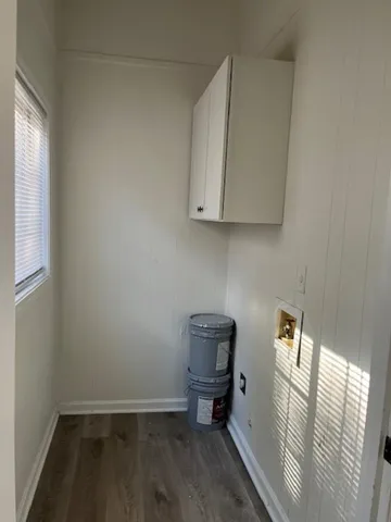 a room with storage and utility