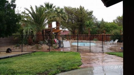 1132 West Lucille Court Ridgecrest, CA 93555 - Photo 5 of 5 a garden view with a playing court