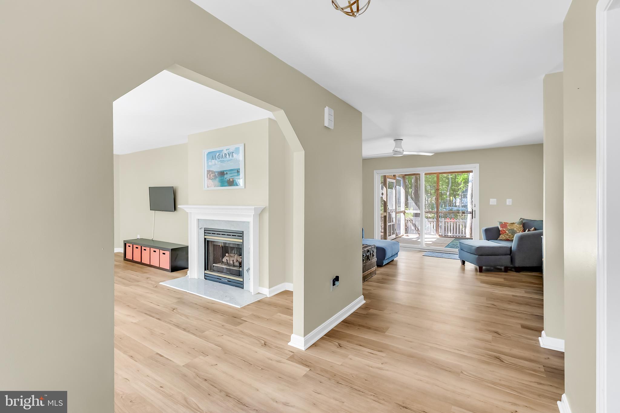 5 Mist Flower Road Ocean Pines, MD 21811 - Photo 7 of 41 a living room with furniture and a fireplace