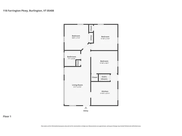 $348,600 | 118 Farrington Parkway, Burlington, VT 05408
