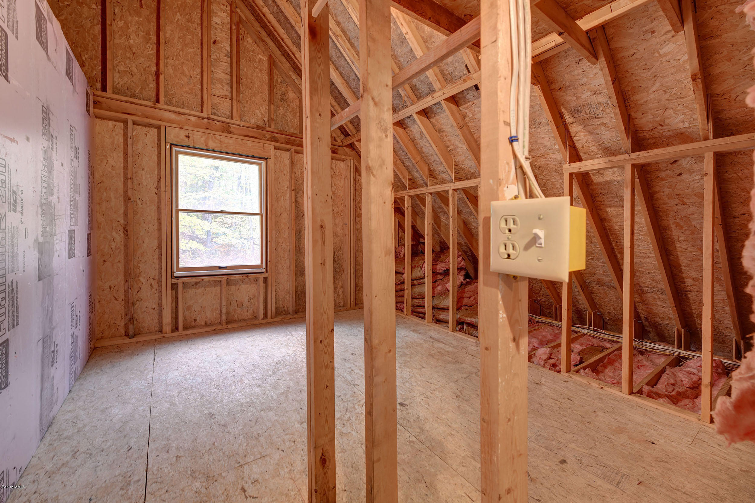 588 Leonhardt Road Becket, MA 01223 - Photo 25 of 32 588-25-Second Floor Unfinished Room