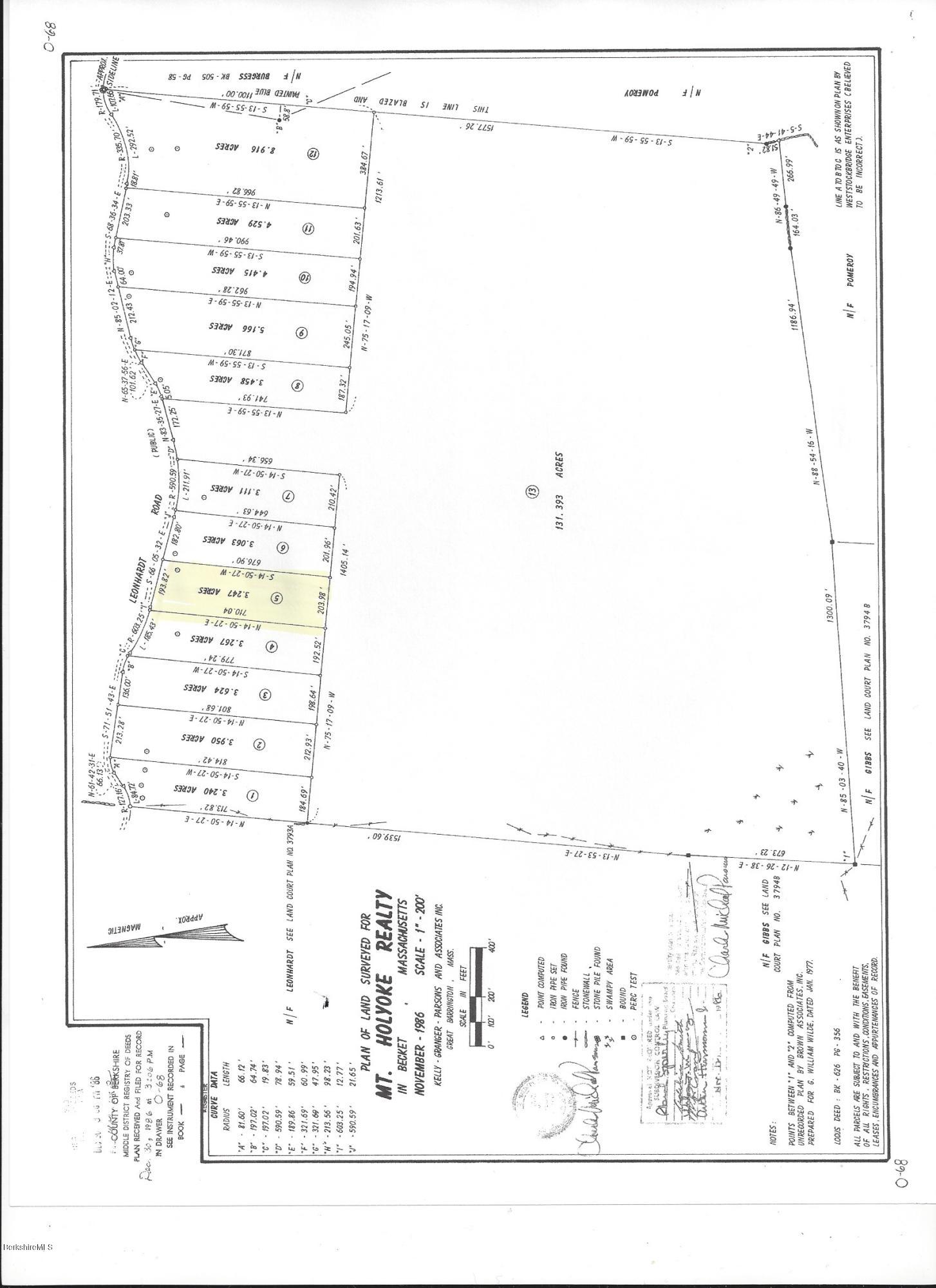 588 Leonhardt Road Becket, MA 01223 - Photo 32 of 32 survey 588
