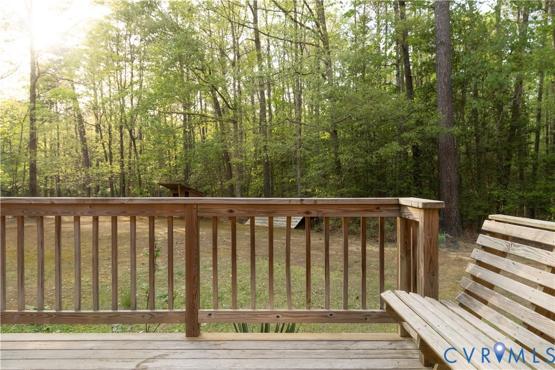 2477 Calno Road Hanover, VA 23069 - Photo 24 of 33 a view of a wooden deck