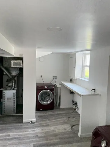 a view of a storage & utility room