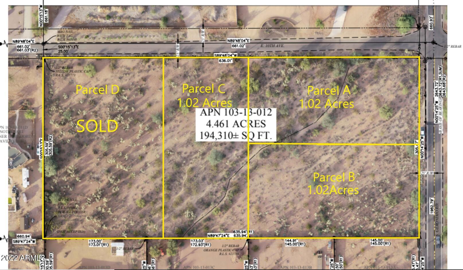 1090 South Geronimo Road, Unit B Apache Junction, AZ 85119 - Photo 1 of 2 Geronimo parcel map