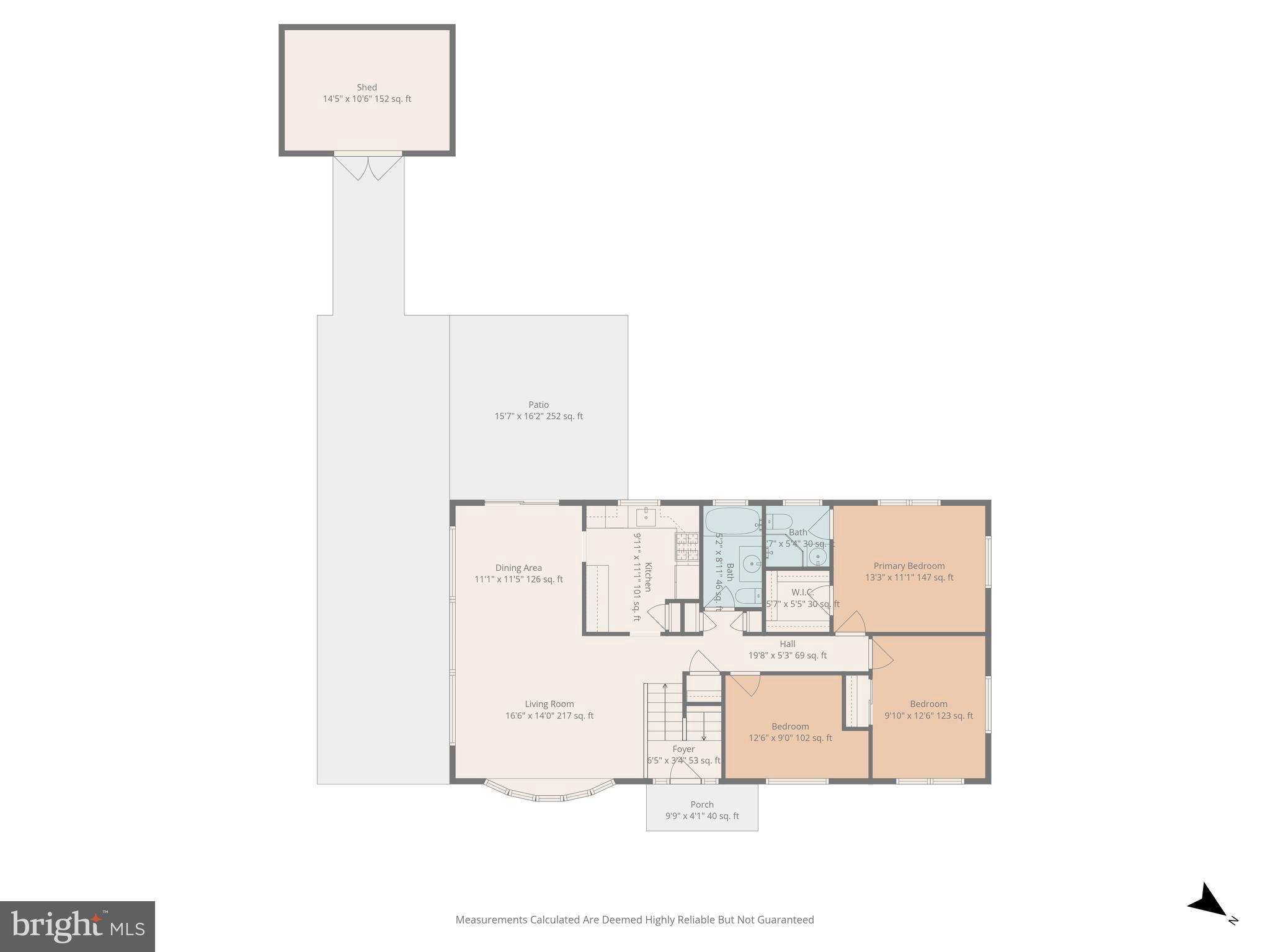 8926 Cromwell Drive Springfield, VA 22151 - Photo 42 of 43 Main Level Floorplan
