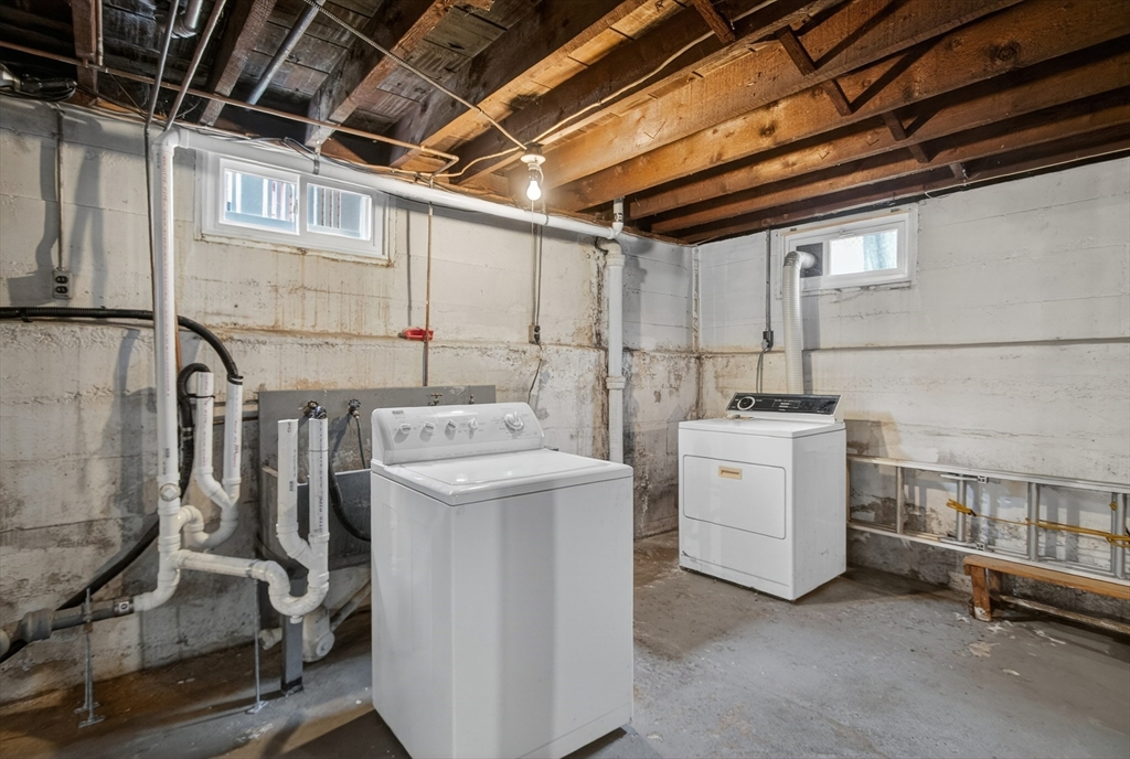 67 Irving Street Somerville, MA 02144 - Photo 32 of 40 a utility room with dryer and washer