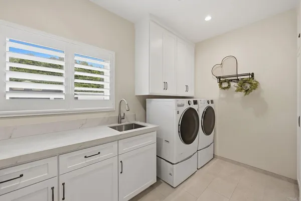 a view of the front door with couch