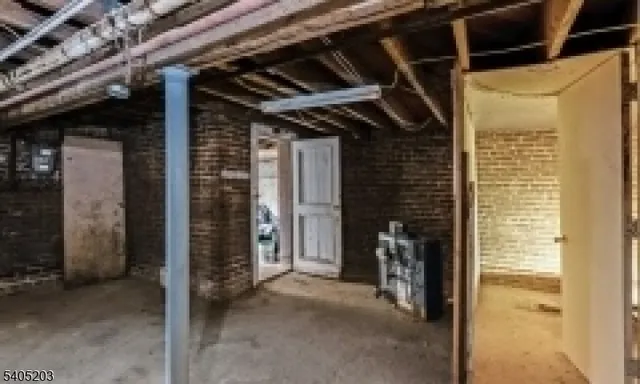 a view of storage and utility room