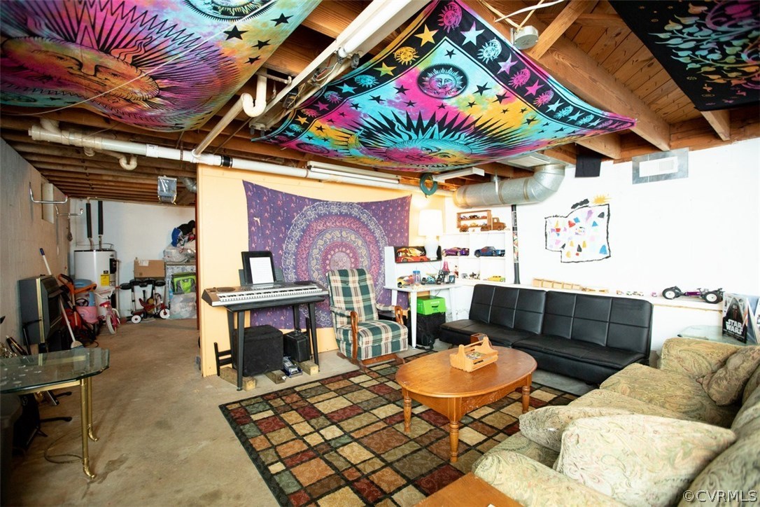 1213 West Osborn Road Farmville, VA 23901 - Photo 31 of 37 a living room with furniture a fireplace and a table