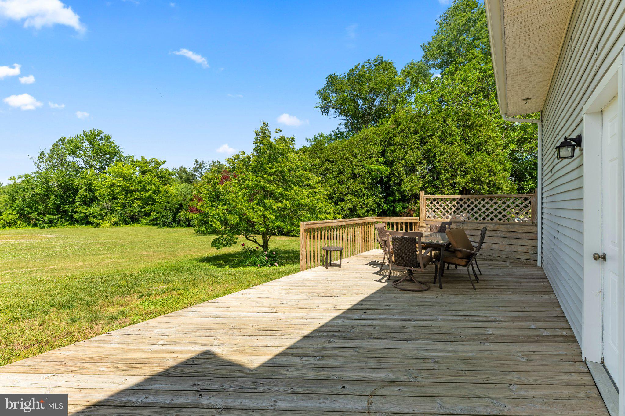 607 Chesterfield Arneytown Road Chesterfield, NJ 08515 - Photo 40 of 57 Spacious deck with serene views.