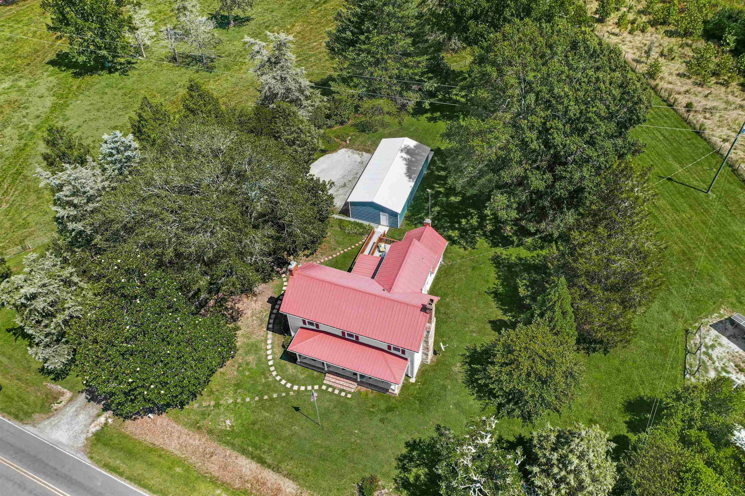 4610 Hall Road Rougemont, NC 27503 - Photo 41 of 44 a view of a yard with chairs