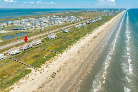 a view of an ocean and beach