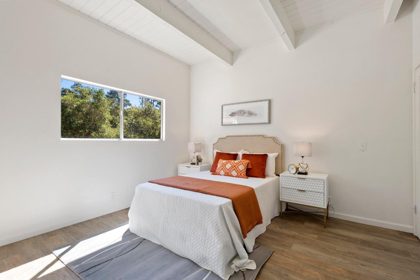 1272 Castro Road Monterey, CA 93940 - Photo 50 of 54 a bedroom with a bed and a window