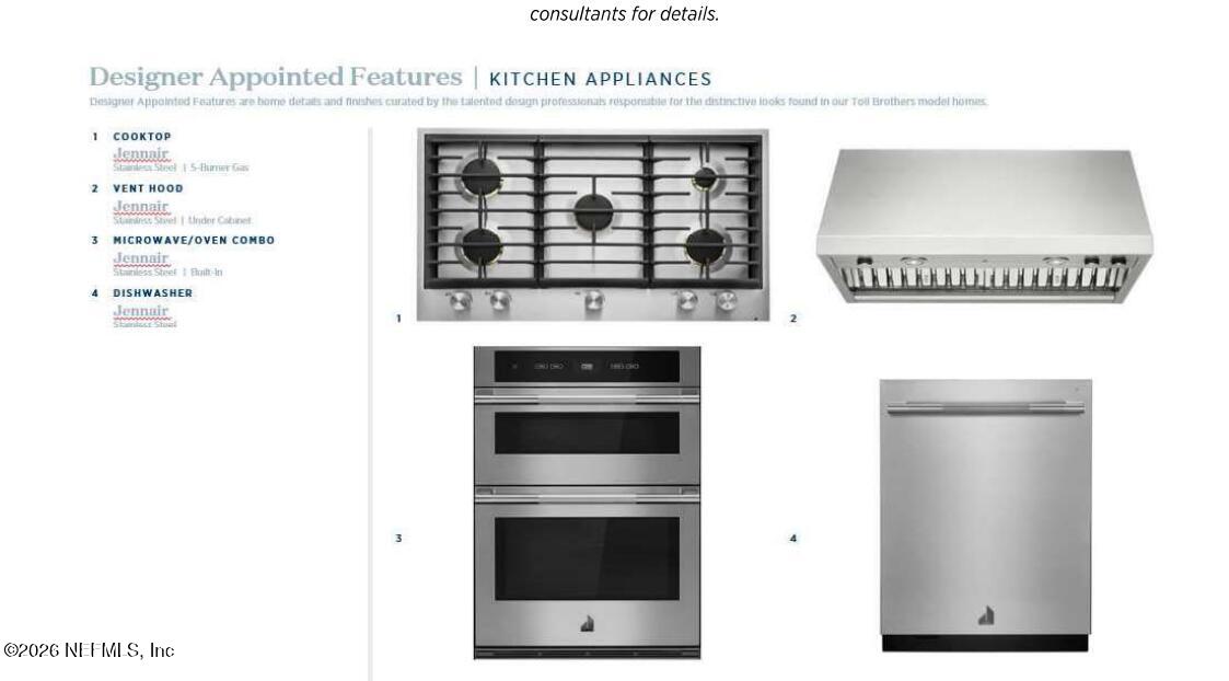 135 Sapling Terrace St. Johns, FL 32259 - Photo 10 of 18 Delmonico Appliance Package