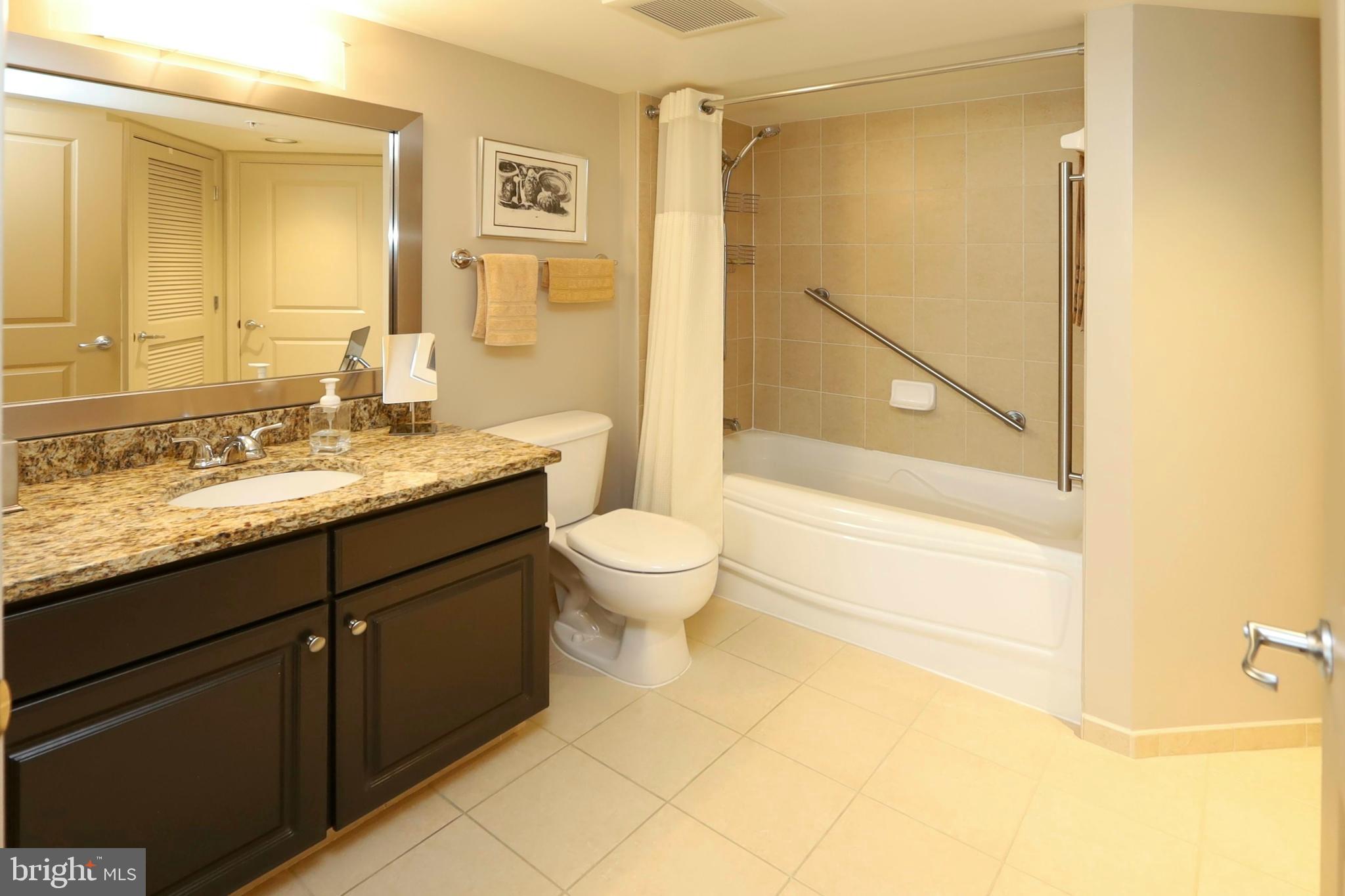 11800 Sunset Hills Road, Unit 222 Reston, VA 20190 - Photo 29 of 62 Second full bathroom equipped with grab bars