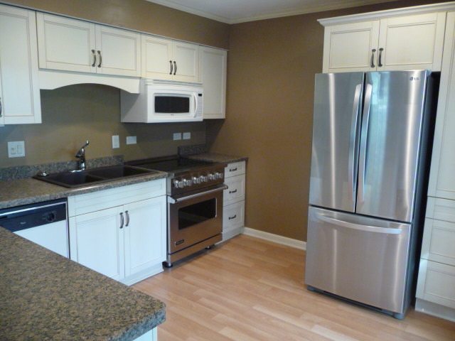 694 Chandler Road Gurnee, IL 60031 - Photo 5 of 16 a kitchen with granite countertop white cabinets and stainless steel appliances