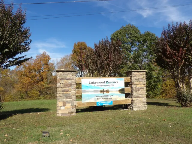 a view of a television with a yard