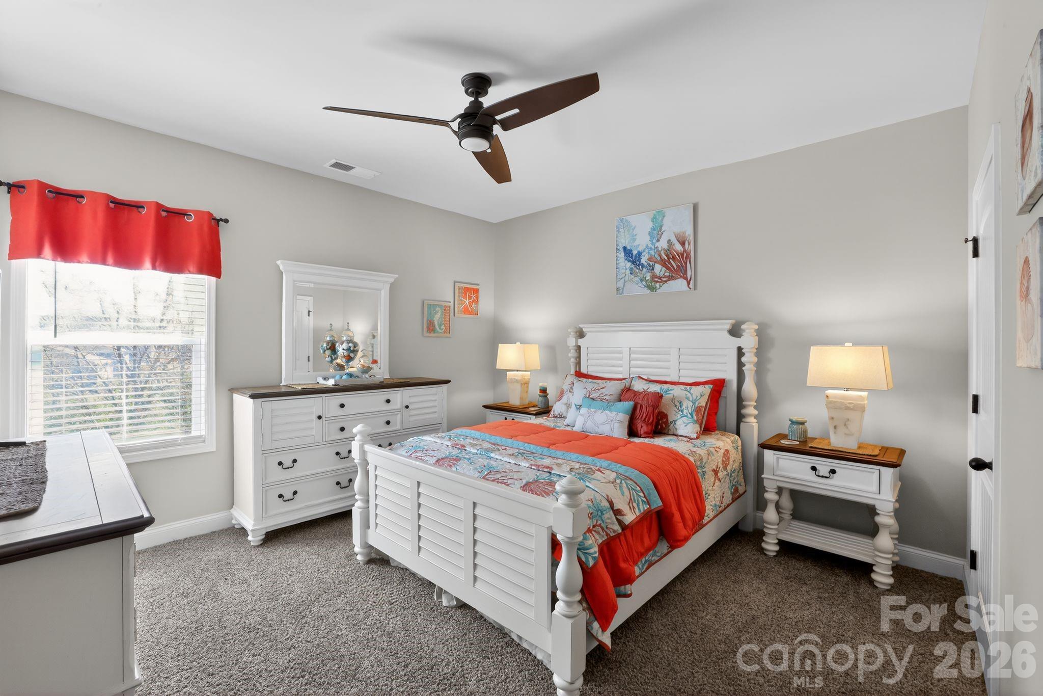 1 Foxmoor Court Simpsonville, SC 29680 - Photo 15 of 36 a bedroom with a bed and a window