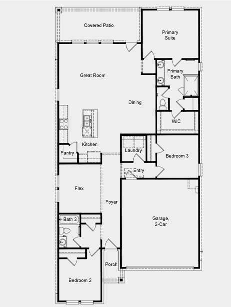 18111 Prairie Run Lane Hockley, TX 77447 - Photo 3 of 10 Highlights include: granite countertops, covered patio, and pre-wired for alarm system.
