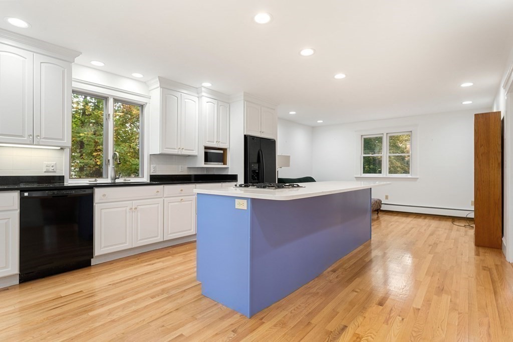 575 Chestnut Street Newton, MA 02468 - Photo 15 of 30 a large kitchen with stainless steel appliances granite countertop a large counter top a sink and a wooden floor