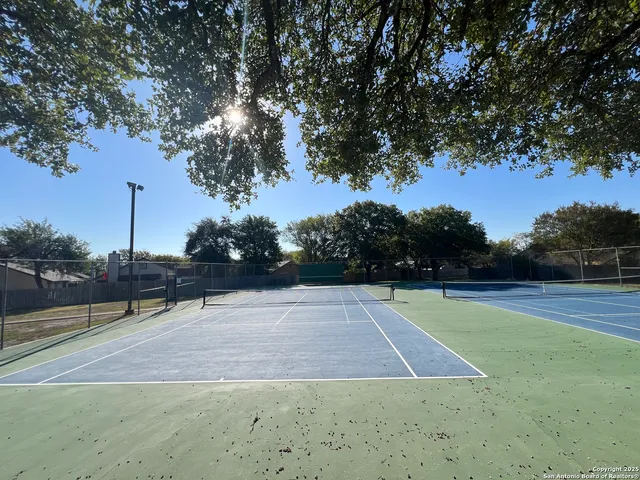 a view of a tennis court