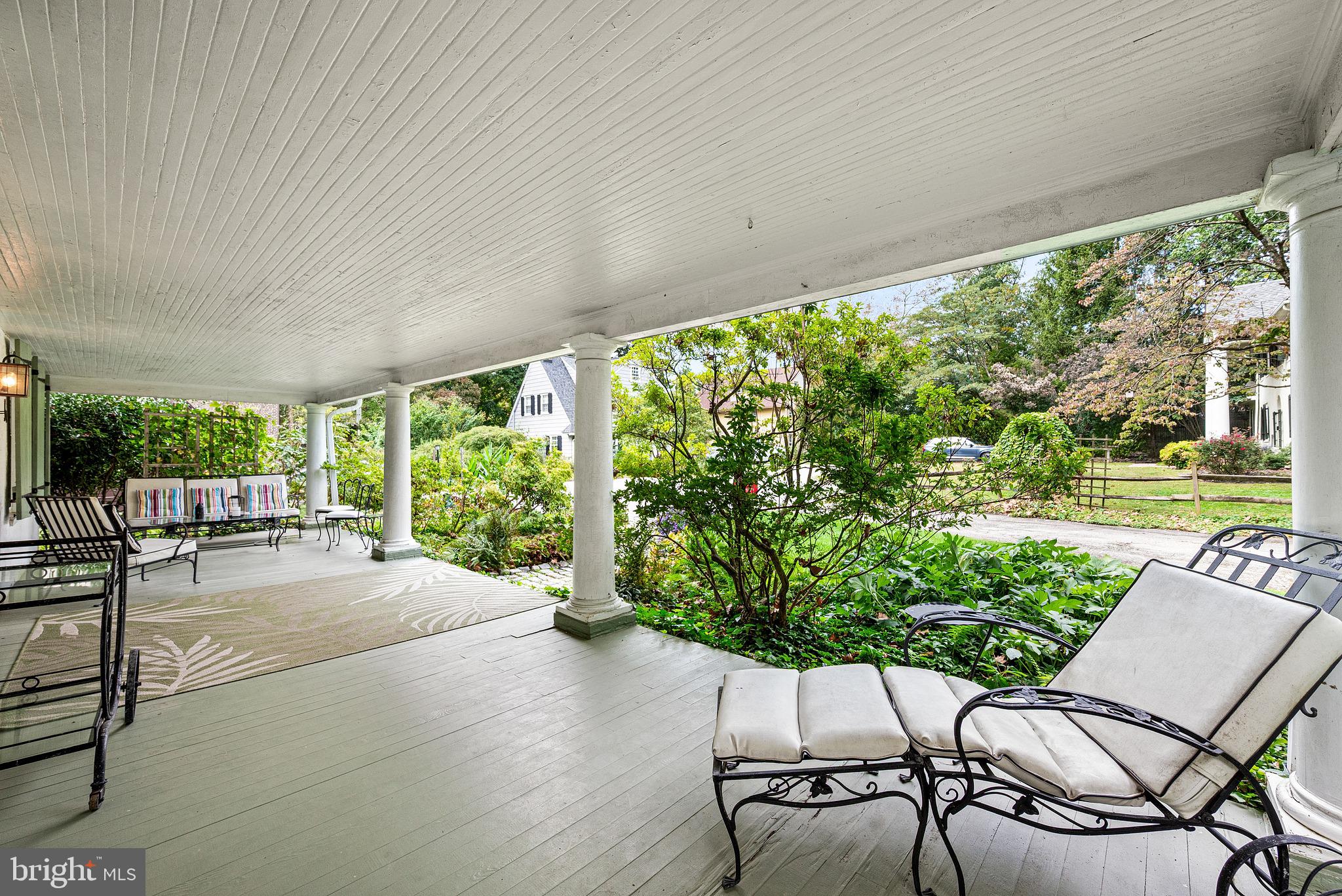 4 Swarthmore Place Swarthmore, PA 19081 - Photo 31 of 67 Expansive Front Porch(10' x 35') enjoy year-round