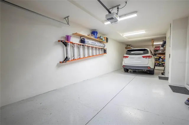 a outdoor dining space with furniture and window