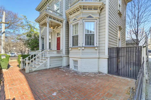 a view of a entryway door front of house