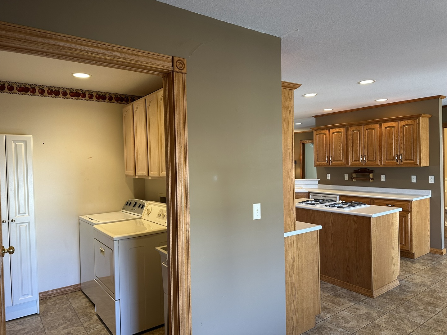 1005 North Fox Run Villa Grove, IL 61956 - Photo 10 of 45 a kitchen with stainless steel appliances granite countertop a refrigerator a stove and a sink with wooden floor