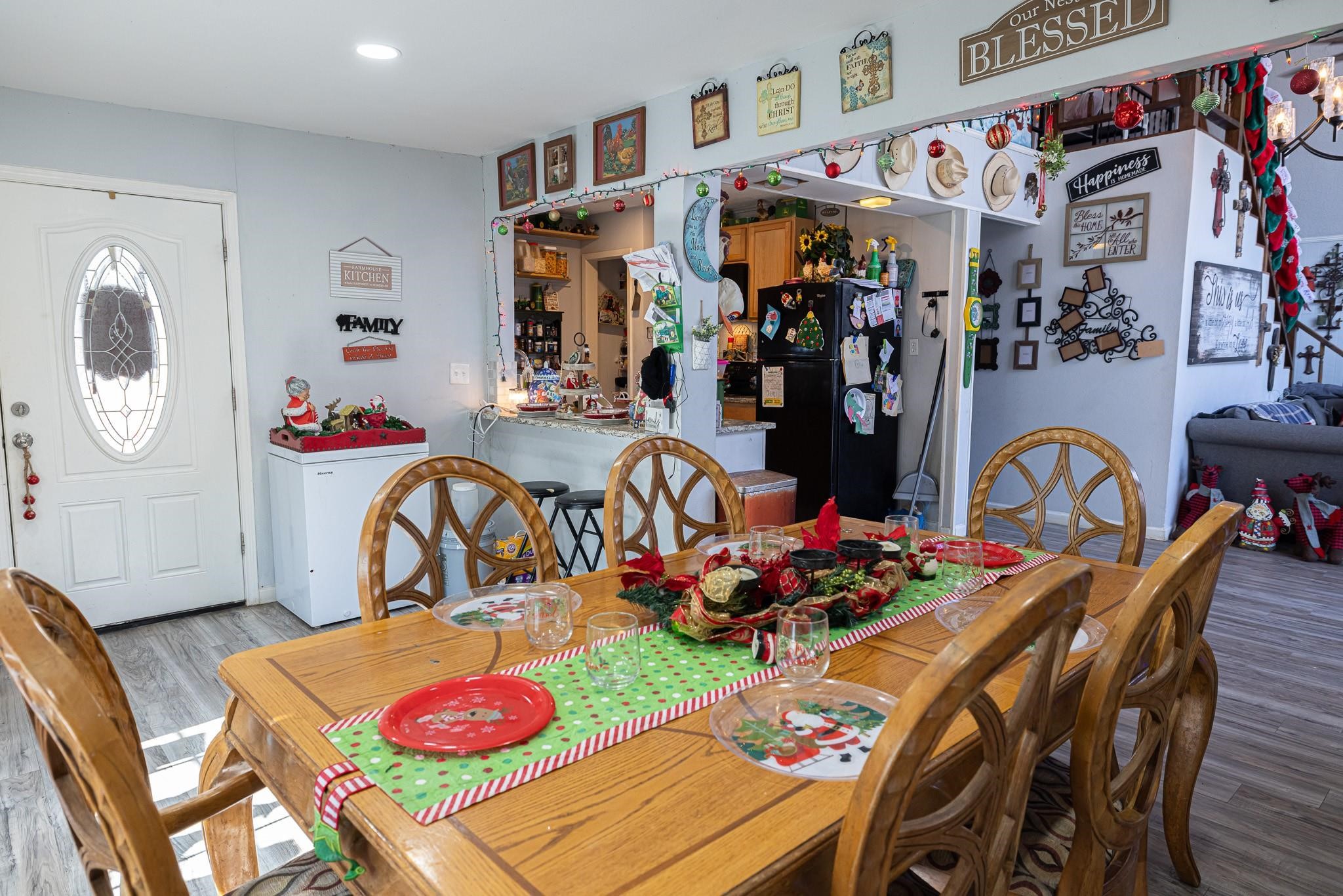 761 North Forest Cove Loop Coldspring, TX 77331 - Photo 7 of 33 a view of a dining room with furniture