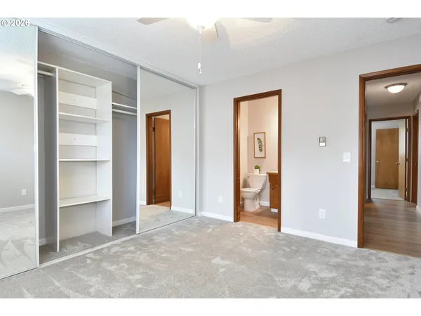 a view interior of a house and an empty room
