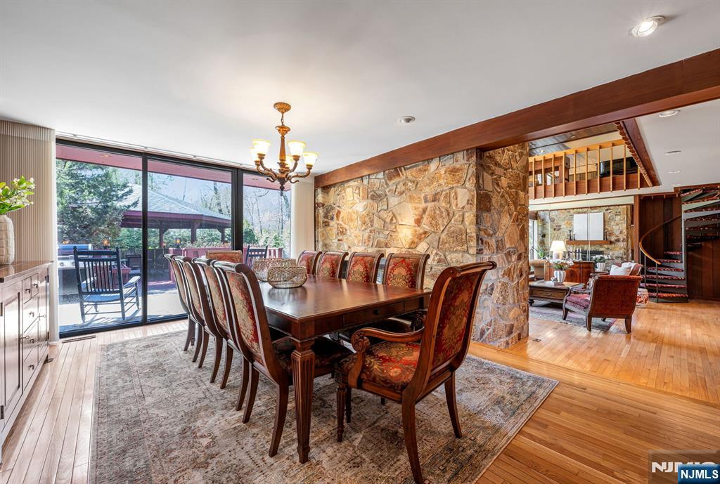 84 Bogerts Mill Road Harrington Park, NJ 07640 - Photo 7 of 47 a view of a dining room with furniture window and outside view