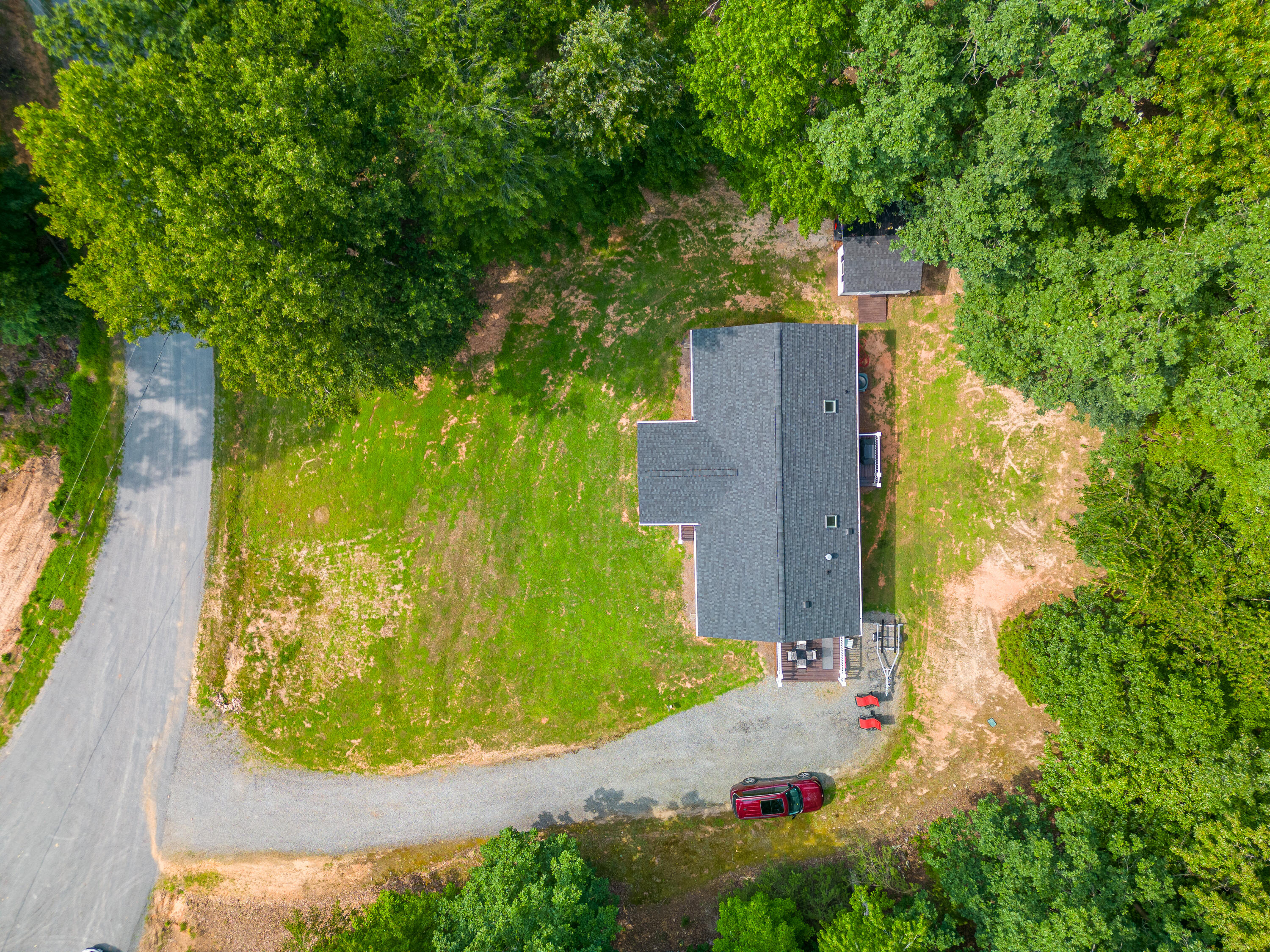 391 Cool Branch Road Penhook, VA 24137 - Photo 53 of 54 an aerial view of a house