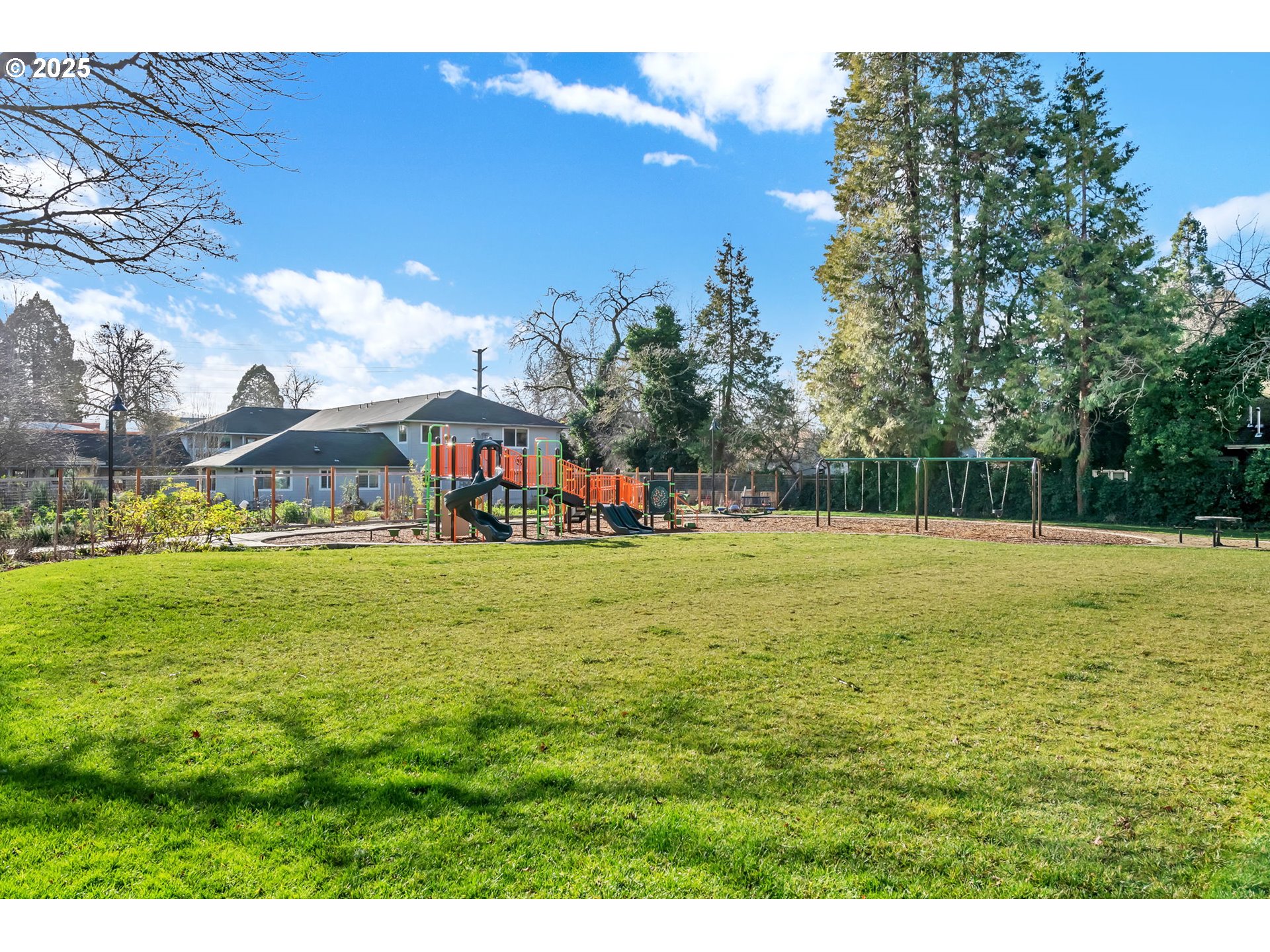 650 West 12th Avenue, Unit 211 Eugene, OR 97402 - Photo 30 of 39 a view of an house with swimming pool garden and trees